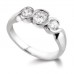 Designer Round Diamond Trilogy Ring