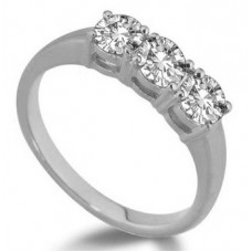 0.80ct Si/de Round Diamond Ring