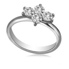 4 Stone Round Diamond Ring