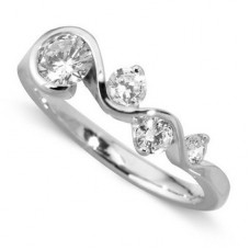 Round Diamond Dress Ring