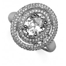 Oval Diamond Designer Ring