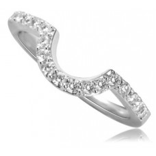 0.20ct Vs/fg Round Diamond Shaped Band