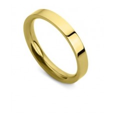 3mm Flat Court Wedding Ring
