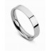 4mm, Size M, Flat Court Shape Wedding Band