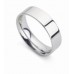 5mm Platinum Flat Court Shape Wedding Ring