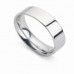 6mm Palladium Flat Court Shape Wedding Ring