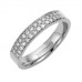 Double Row 4mm Diamond Wedding Ring Double Row 4mm Diamond Wedding Ring