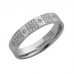 4mm Flat Court Round Diamond Wedding Band