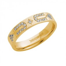 4mm Flat Court Round Diamond Wedding Band