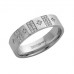 5mm Flat Court Round Diamond Wedding Band