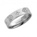 5mm Flat Court Round Diamond Wedding Band