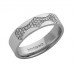 5mm Flat Court Round Diamond Wedding Band