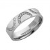 5mm Flat Court Round Diamond Wedding Band 5mm Flat Court Round Diamond Wedding Band