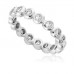 1.00ct I1/g Round Diamond Full Eternity Ring