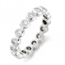 1.00ct Si/g Round Diamond Full Eternity Ring