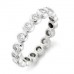 1.00ct Si/g Round Diamond Full Eternity Ring