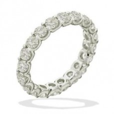 2.00ct I1/fg Round Diamond Eternity Ring