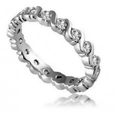 Modern Round Diamond Full Eternity Ring
