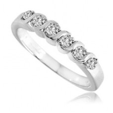 Modern Round Diamond Eternity Ring