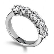0.60ct Vs2/f Round Diamond Half Eternity Ring 0.60ct Vs2/f Round Diamond Half Eternity Ring