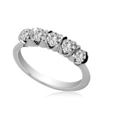 Unique Round Diamond Eternity Ring