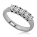 Round Diamond Half Eternity Ring Round Diamond Half Eternity Ring