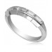Modern Emerald Diamond Eternity Ring