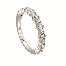 Unique Round Diamond Half Eternity Ring Unique Round Diamond Half Eternity Ring