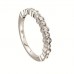 Unique Round Diamond Half Eternity Ring Unique Round Diamond Half Eternity Ring
