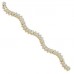 Round Diamond Wave Bracelet