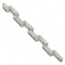 Princess Cut Diamond Designer Bracelet