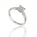 Round Diamond Cluster Shouldet Set Ring