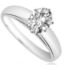 Classic Oval Diamond Engagement Ring