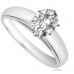 Classic Oval Diamond Engagement Ring