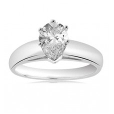 Classic Pear Diamond Engagement Ring