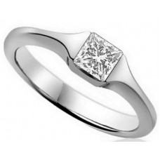 0.50ct I1/h 18ct White Gold Diamond Ring