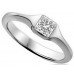 0.50ct I1/h 18ct White Gold Diamond Ring