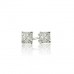 Classic Princess Diamond Stud Earrings