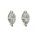 0.42ct I1/h Marquise Diamond Stud Earrings