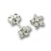 Round Diamond Cluster Earrings