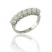 Seven Stone Round Diamond Half Eternity Ring