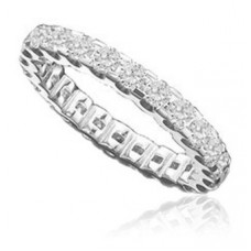 Unique Round Diamond Full Eternity Ring