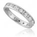 Round & Baguette Diamond Full Eternity Ring