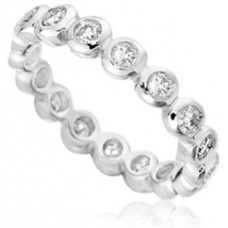 Round Full Diamond Eternity Ring