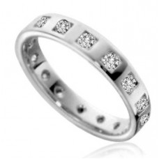 Modern Round Diamond Full Eternity Ring