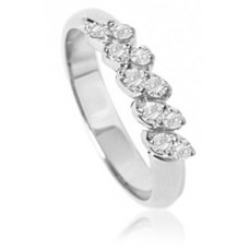Unique Designer Round Diamond Eternity Ring