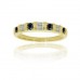 Round Eternity Black Diamond Ring