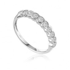 Round Diamond Half Eternity Ring Round Diamond Half Eternity Ring