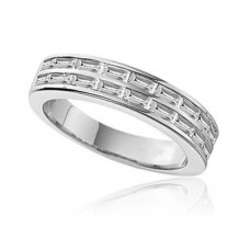 0.50ct H/i1 Baguette Diamond Eternity Ring