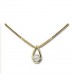Elegant Round Diamond Solitare Pendant
